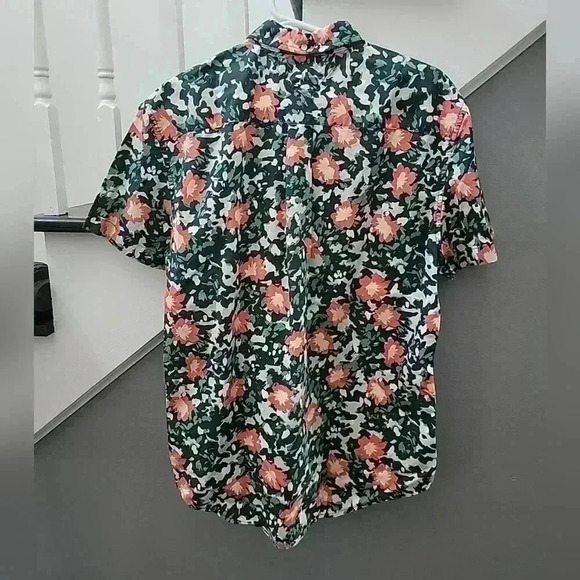 Tommy Hilfiger mens floral print short sleeve Bitton Up shirt XL - Picture 4 of 6